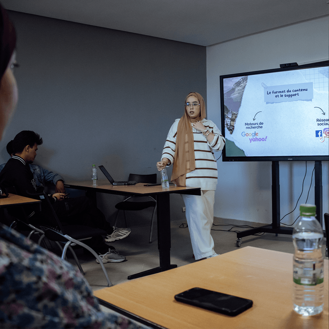 Aya El Hamzaoui — session de formation